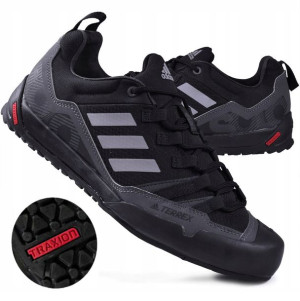 Buty męskie Adidas Terrex Swift Solo czarne (GZ0331) - 46 2/3