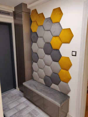 Siedzisko wyższe niż panel 3cm z szytymi rogami pianka siedziskowa