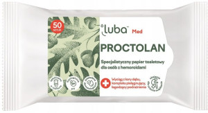 Papier toaletowy nawilżany na hemoroidy 50szt