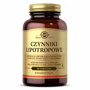 Czynniki Lipotropowe cholina melatonina 50 kaps
