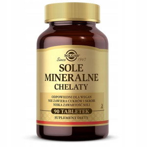 Sole mineralne Chelaty Aminokwasy 90 cabs