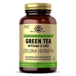 Solgar Green Tea zielona herbata kapsułki 60 szt.