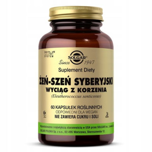Solgar Żeń-szeń kapsułki 60 szt.