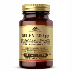 Suplement diety Solgar Selen 200 µg tabletki50 szt