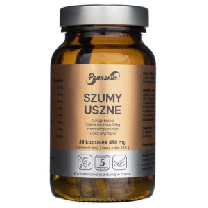 Panaseus Szumy uszne 490 mg - 50 kapsułek
