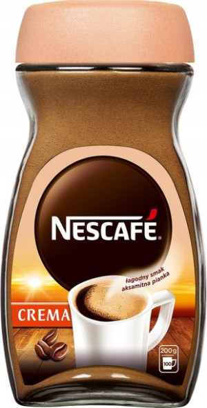 Nescafe CREMA kawa rozpuszczalna 200g