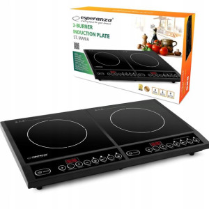 Płyta Indukcyjna Kuchenka Dwupalnikowa 2000w Lcd