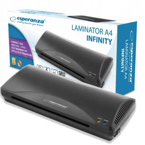 Laminator A4 Na Zimnogorąco+folia Gratis Infinity