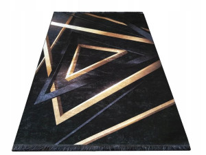 Dywan Antypoślizgowy Black And Gold 180x280