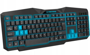 Klawiatura Gaming Przewod Tirions Usb + Led Kolory