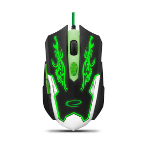 Mysz Gaming Przewod 2400dpi Usb Światło Led Cyborg