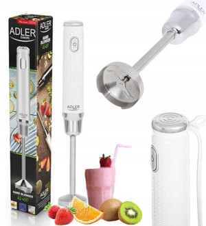 Blender Ręczny Rozdrabniacz 300w Mocny Cichy Stal