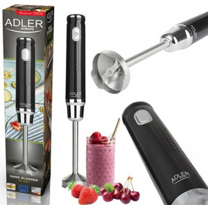 Blender Ręczny Rozdrabniacz 300w Mocny Cichy Stal
