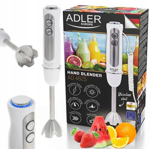 Blender Ręczny Mocny 1500w Stal 5 Prędkości+turbo