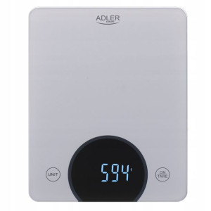 Waga Kuchenna Szklana Elektr. 10kg Led + Baterie