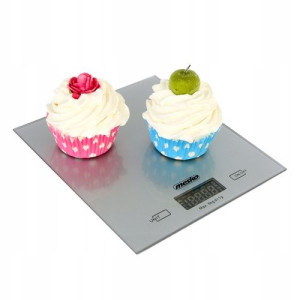 Waga Kuchenna Szklana Elektr. 5kg Lcd Led +baterie