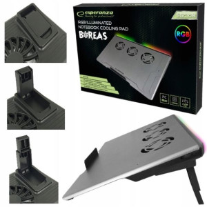 Podstawka Chłodząca Gaming Laptop Led Rgb Boreas