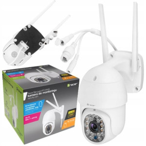 Kamera Zewnętrzna Monitoring Wi-fi Ipx66 Full Hd