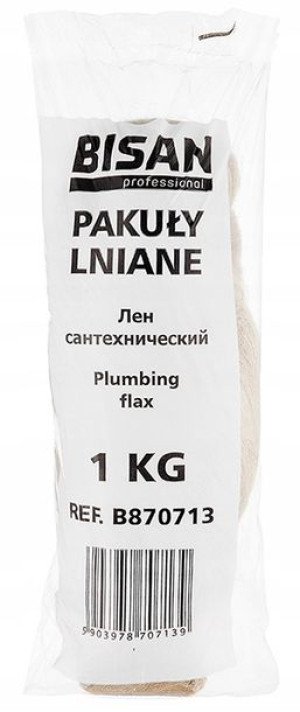 Bisan Konopie Lniane Czesane Pakuły 1000g 1kg