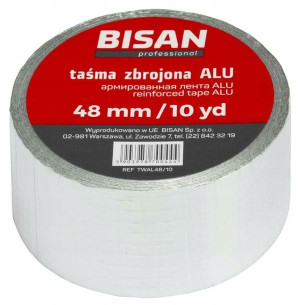 Taśma Klejąca Aluminiowa Zbrojona Izolacyjna 48mm/