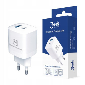 3MK Mocna Szybka Ładowarka USB USB-C 33W