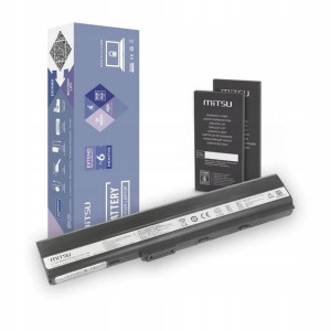 Bateria A32-K52 do Asus A52F K52F X52J 6600 mAh