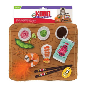 Kong Pull-A-Partz Sushi Zabawka Dla Kota 5w1