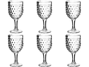Komplet Kieliszków do wina 320 ml ELISE DOTS 6 szt