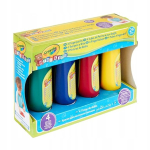 Crayola Baby - Wyciskane Farby do malowania palcam