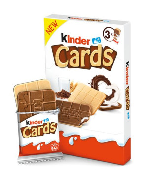 Ferrero Ciastka Kinder Cards 3x25,6 G 18 Szt