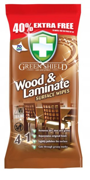 GREEN SHIELD Wood Laminate Chusteczki do drewna