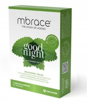Mbrace Good Night melatonina melisa na sen 30 tabl