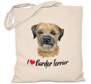 Torba PŁÓCIENNA 240G z psem Border Terrier
