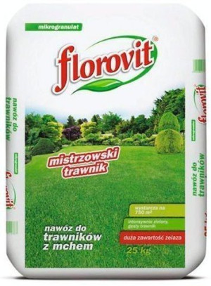 Nawóz Mech-Żelazo do Trawnika z Mchem 75kg Florovit