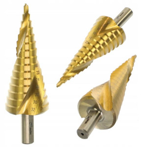 Wiertła Stożkowe Stopniowane Do Metalu 4-32mm