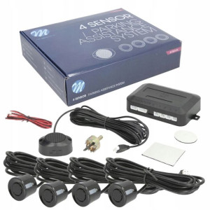 Czujniki Cofania Parkowania 4x Buzzer Parktronik