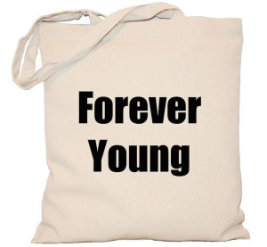Torba PŁÓCIENNA 240g eco torba z nadrukiem Forever Young