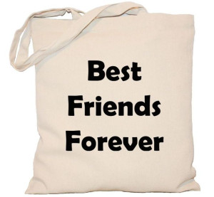 Torba PŁÓCIENNA 240g eco torba z nadrukiem Best Friends Forever