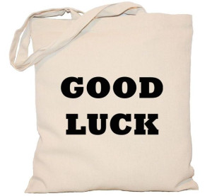 Torba PŁÓCIENNA 240g eco torba z nadrukiem Good Luck