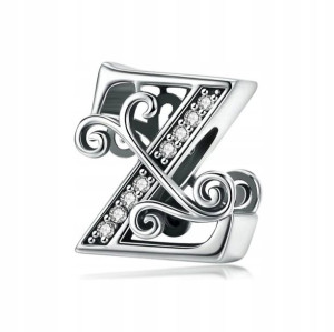 Charms zawieszka Alfabet Litera Z litery S925