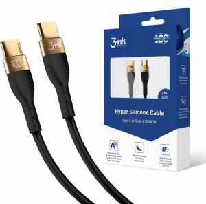 3MK Kabel USB-C Typ-C 100W 2M Hyper Silicone