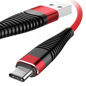 Długi 2 metry Wzmacniany Kabel TYP-C QUICK CHARGE
