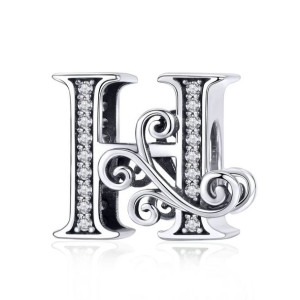 Charms Zawieszka Litera H srebro Srebrna S925