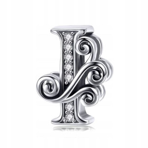 Charms Zawieszka Litera I srebro Srebrna S925