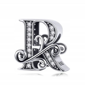 Charms Zawieszka Litera R srebro Srebrna S925