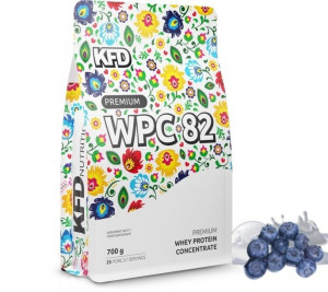 Białko KFD Premium WPC 82 700g Jogurtowo-Jagodowe