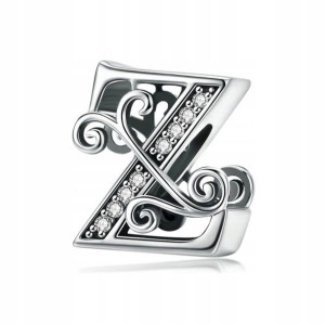 Charms Zawieszka Litera Z srebro Srebrna S925