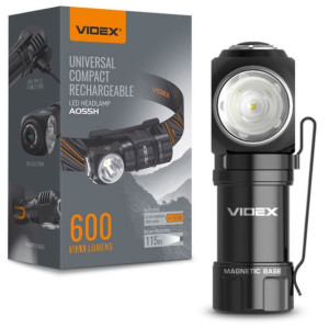 Latarka Led Videx Ładowalna 600lm 5700k