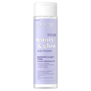 Beauty & Glow rozświetlający tonik z kwasem glikolowym 5% 200ml