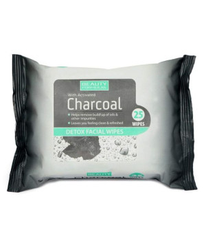 Charcoal Detox Facial Wipes chusteczki oczyszczające z aktywnym węglem